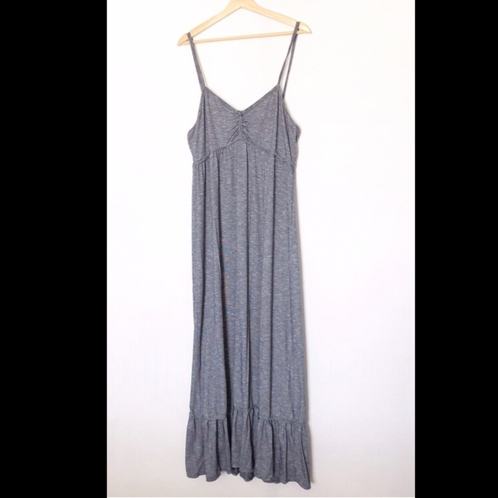 Speckled Navy Summer Maxi Dress Max Studio SZ XL